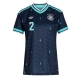 Billige Fotballdrakt Tyskland Antonio Rudiger #2 Replika Bortedrakt Dame VM 2026 Kortermet Billige Fotballdrakt Tyskland Antonio Rudiger #2 Replika Bortedrakt Dame VM 2026 Kortermet